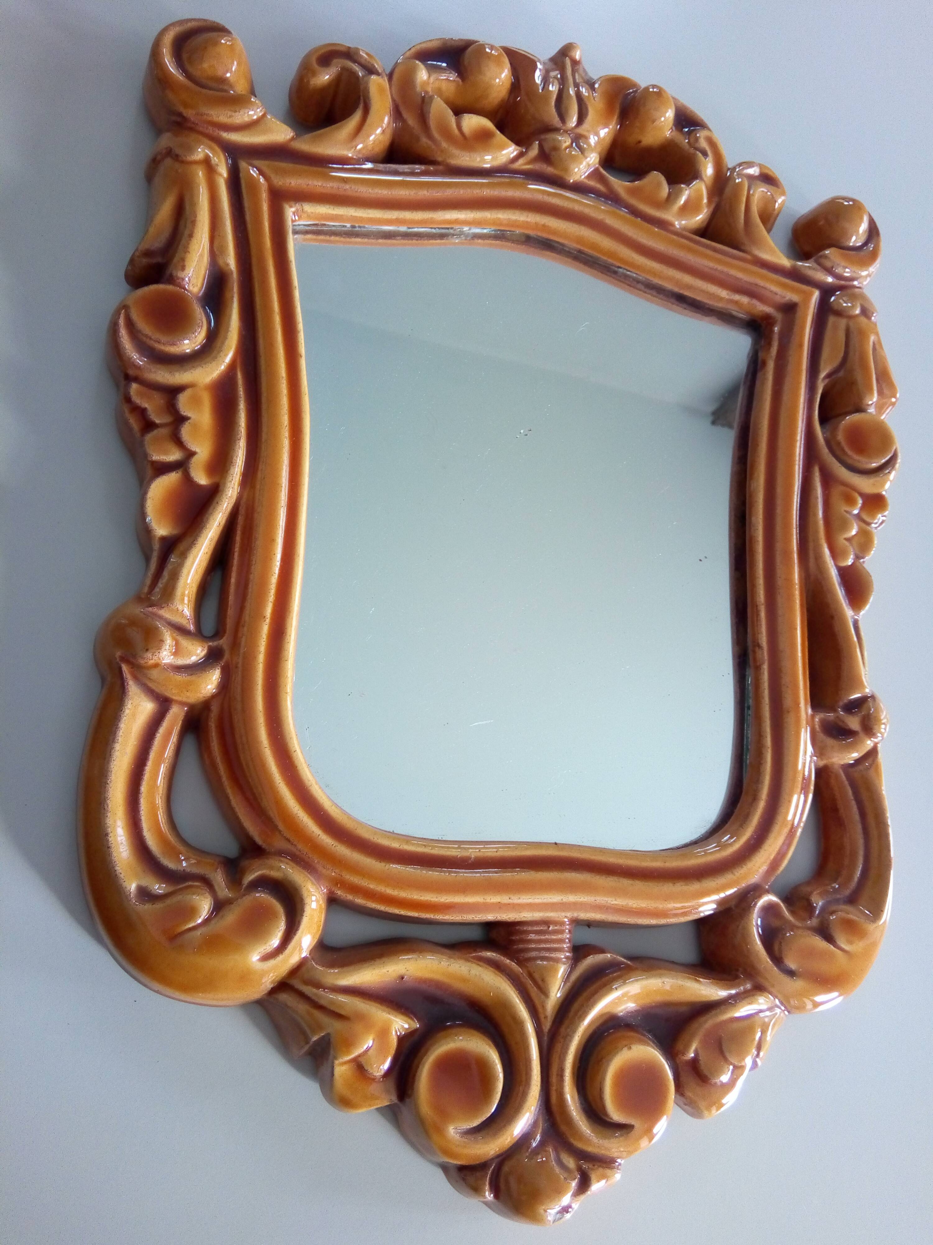 Ceramic mirror 1970' - 30 x 20