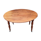 Table ronde ancienne à abattants