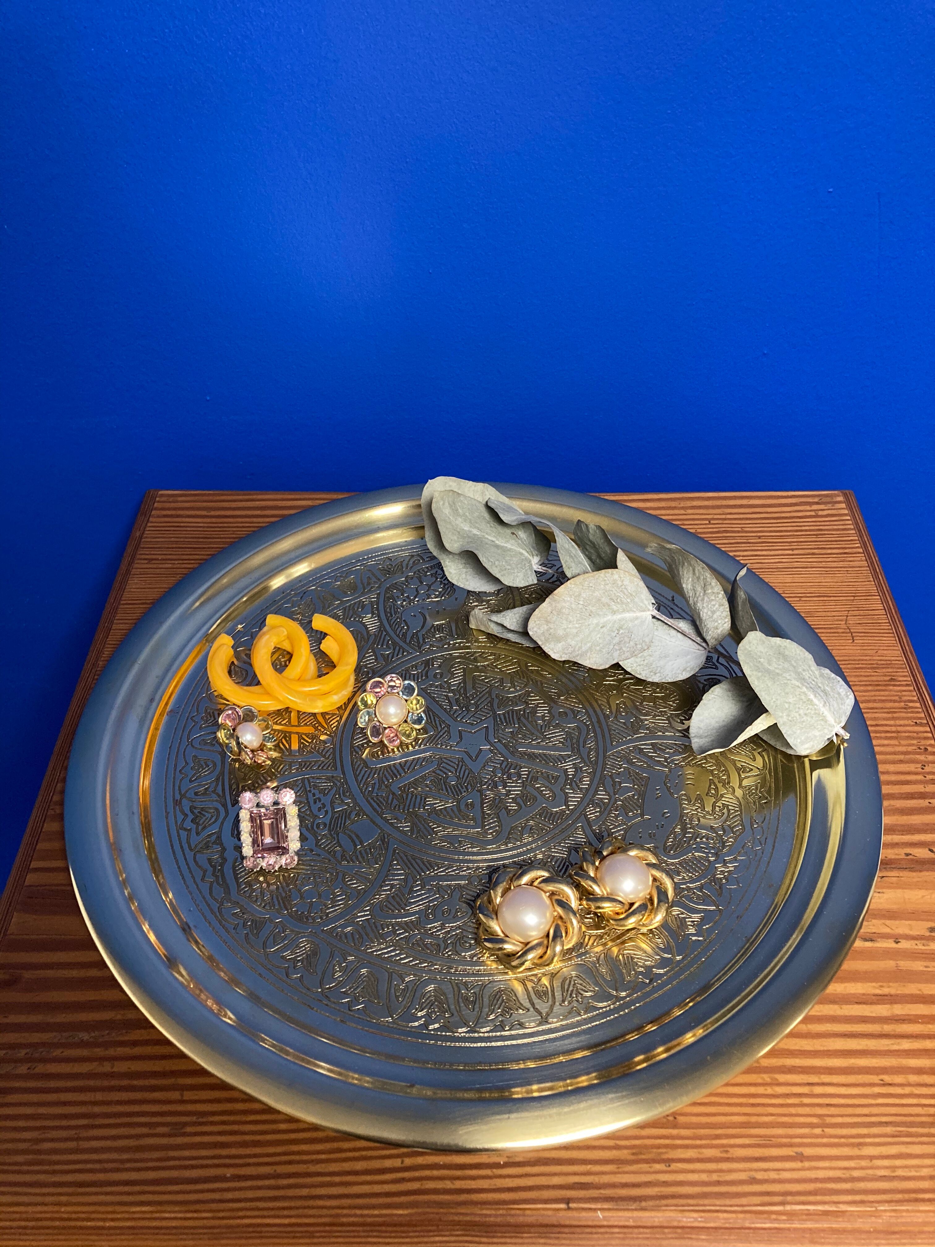 Vintage gold platter