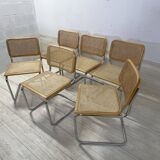 6 Cesca B32 Chairs Marcel Breuer