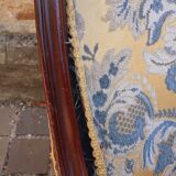Paire de fauteuil gondole fin XIX ème en acajou