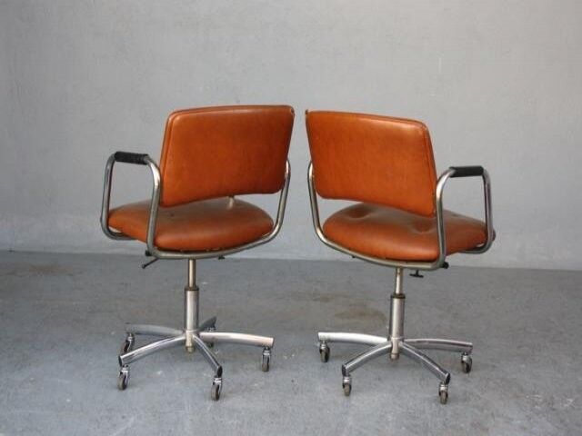 pair of armchairs vintage 1970 Tubulars