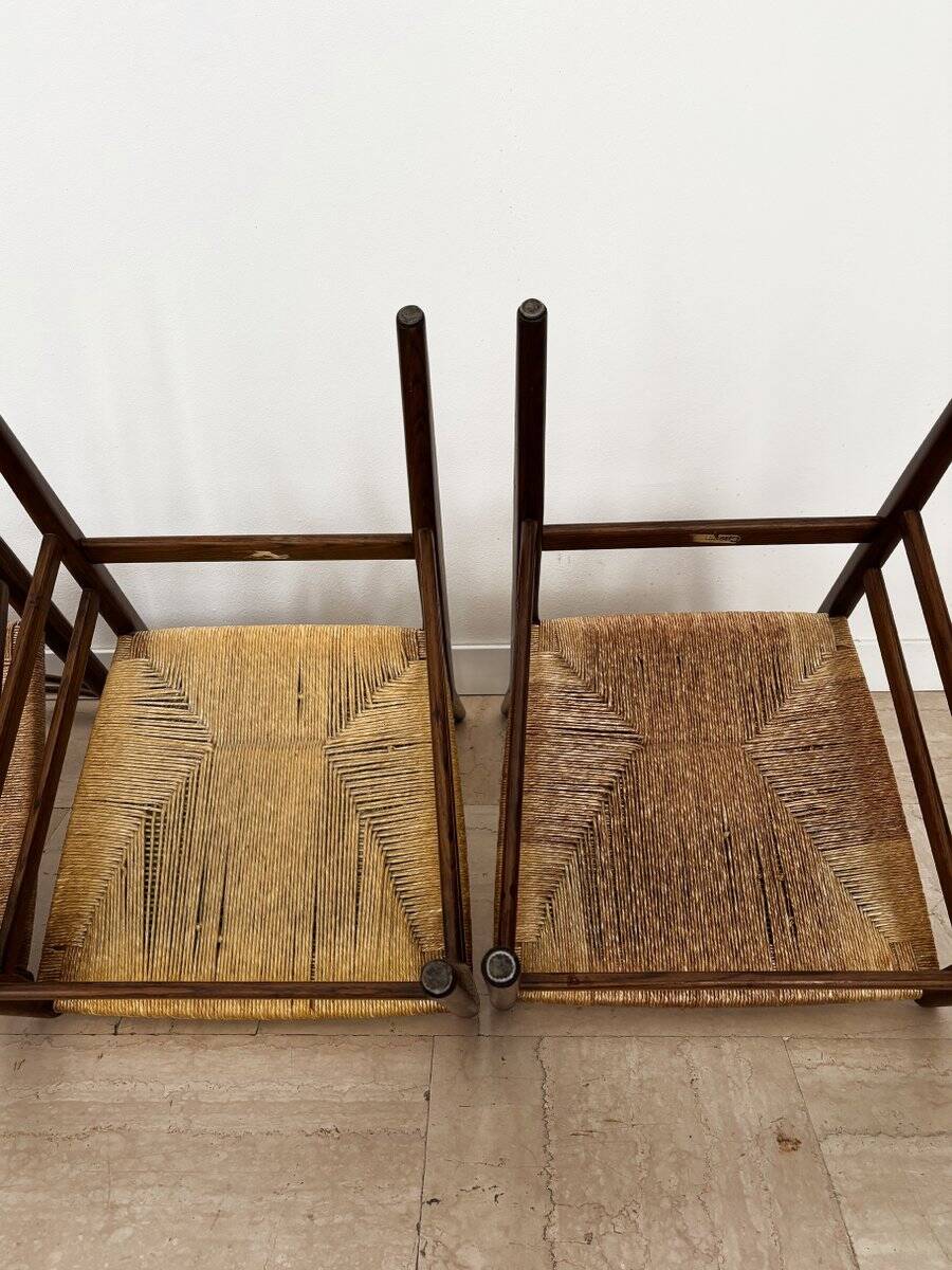 Leggera Model Chairs Designed by Gio Ponti for Cassina, Italy, 1950s, Set of 4