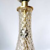Old crystal and brass lamp base
