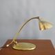 JBS Piano Lamp, Burnished and Brushed Brass, 1960s