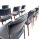 Set of 8 Danish teak chairs by Aksel Bender Madsen & Ejnar Larsen