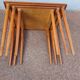 Table gigogne teck vintage