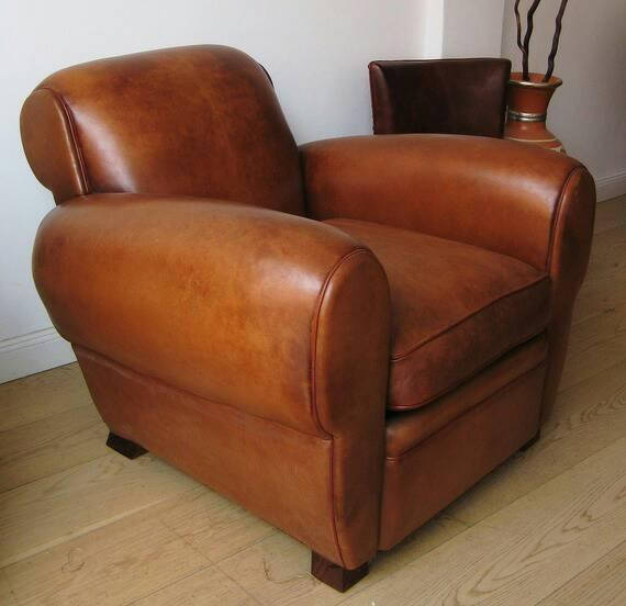 Club Chair model cognac Henry