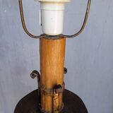 Brutalist beaten iron floor lamp ep 1940/50