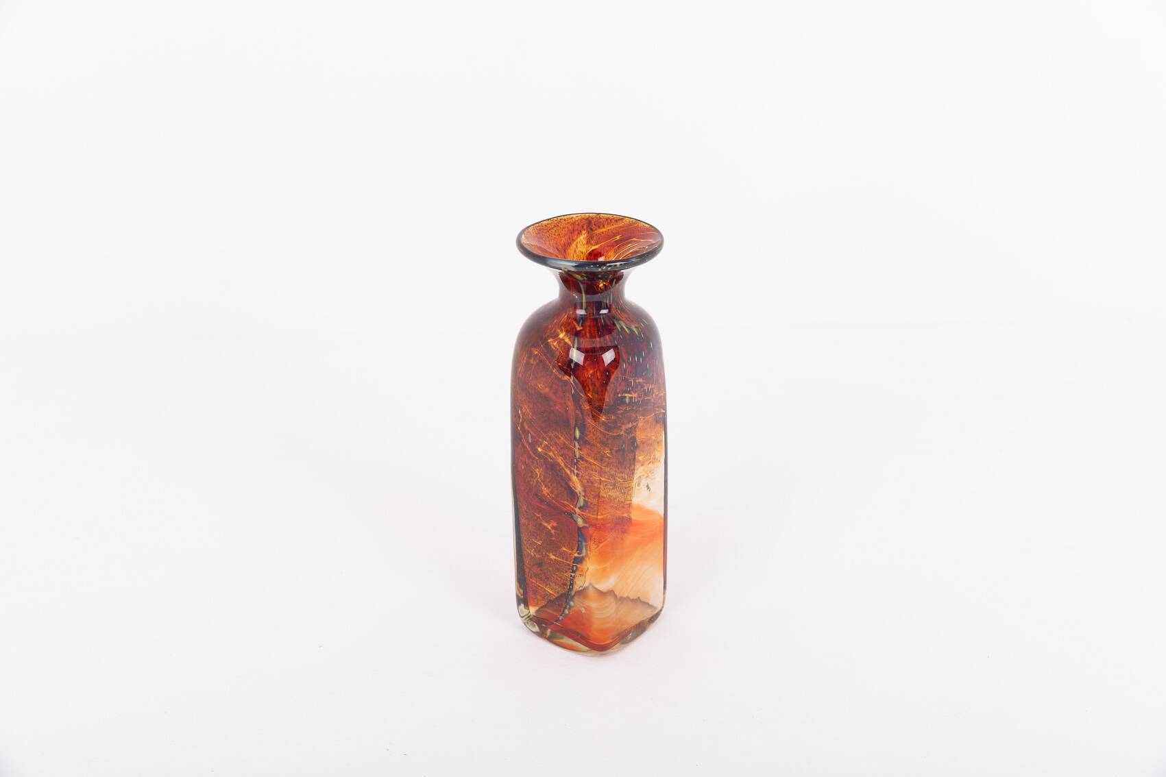 Art glass vase by Michael Harris for Mdina Maltese