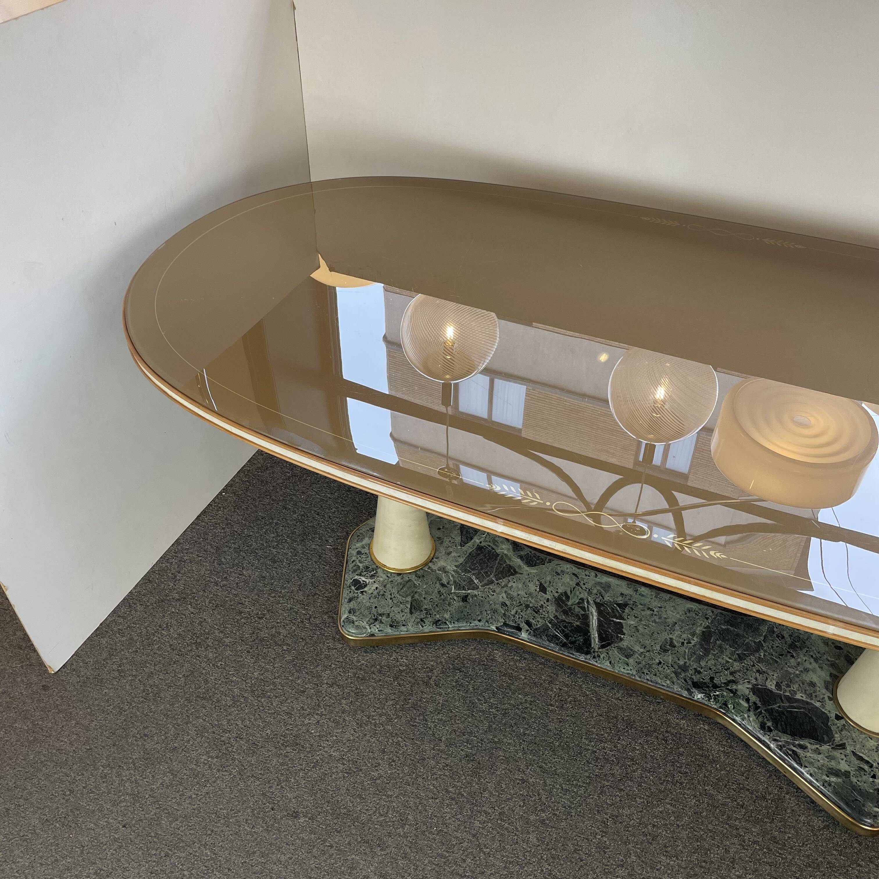 Dining Table att. to Vittorio Dassi by La Permanente Mobili Cantù, 1940s