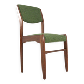 Chaise de salle à manger vintage en teck « Raamdonksveer », nouveau revêtement