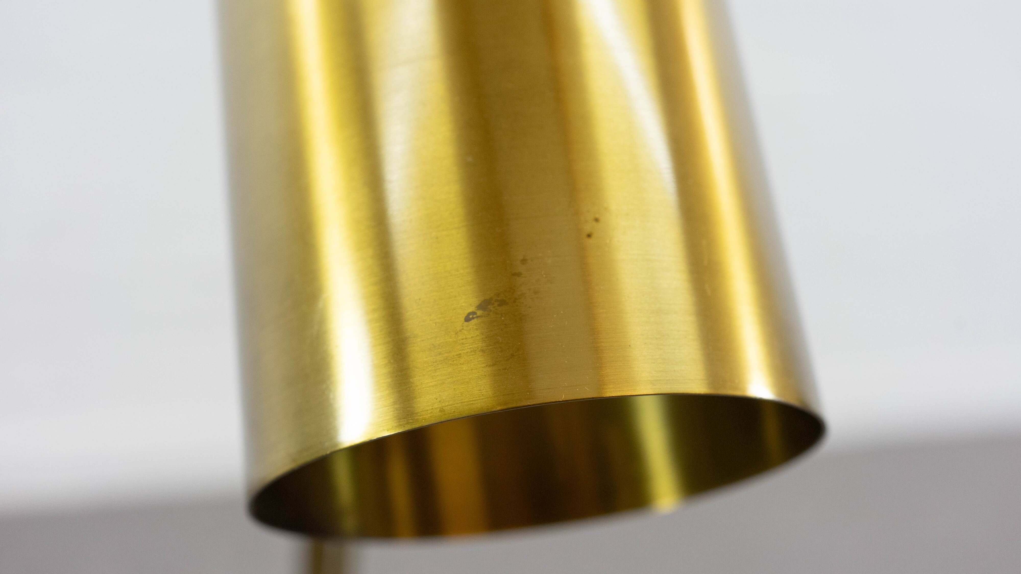 Midcentury Brass Floorlamp / Spot, 60s