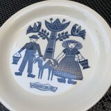 Set of five royal sphinx dessert plates Maastricht 1960s