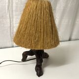 Wood and sisal lamp – circa 60
