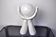 White ceramic "Hands" lamp France 1980