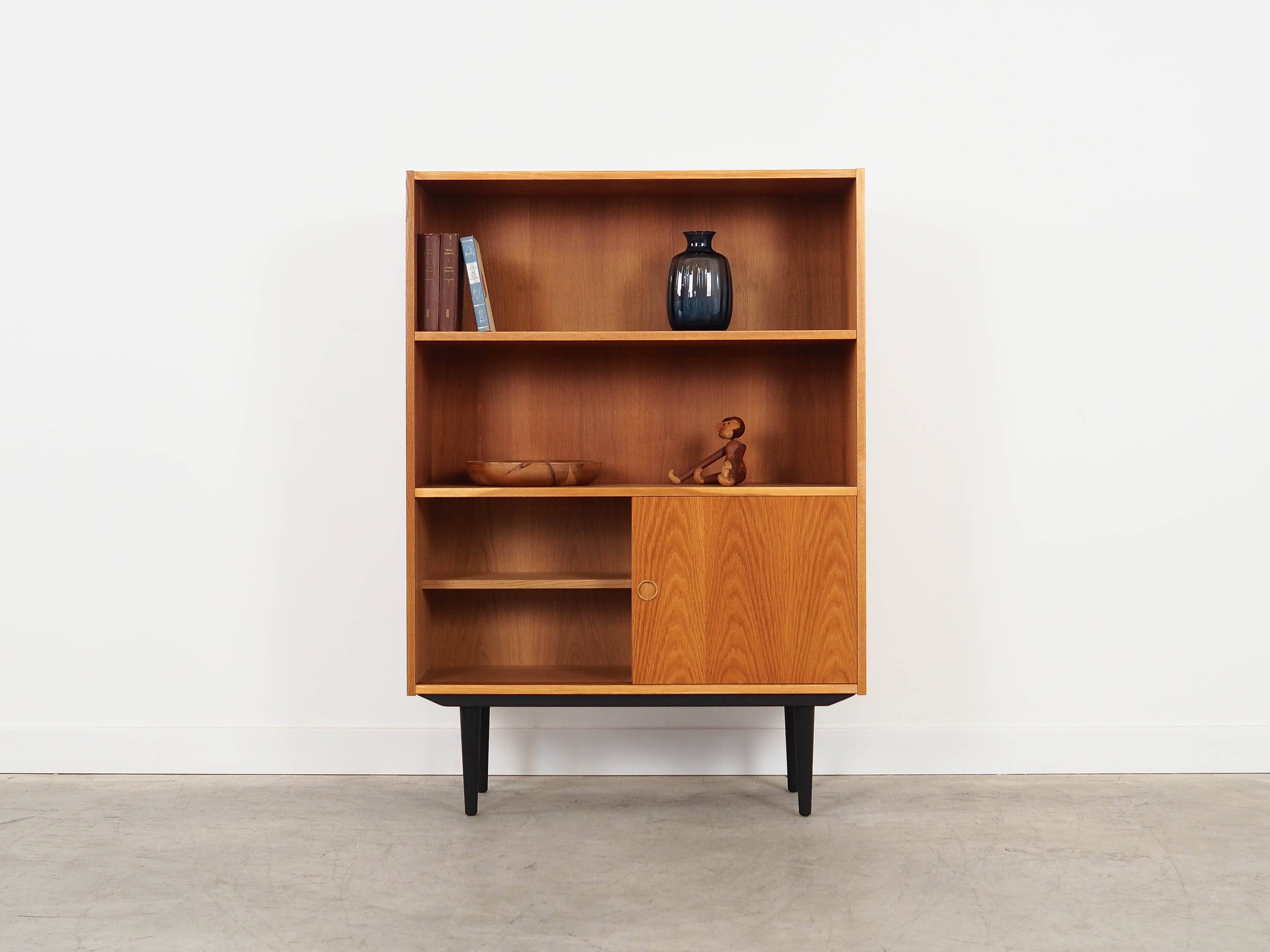Oak bookcase, Danish design, 1970s, made in Denmark