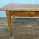 Old farmhouse table early XXth legs spindles solid wood