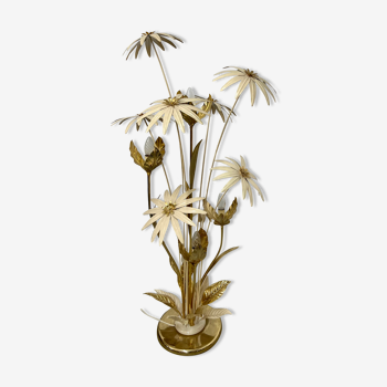 Lampadaire fleur métal Hans Kögl scandinave vintage 5 feux