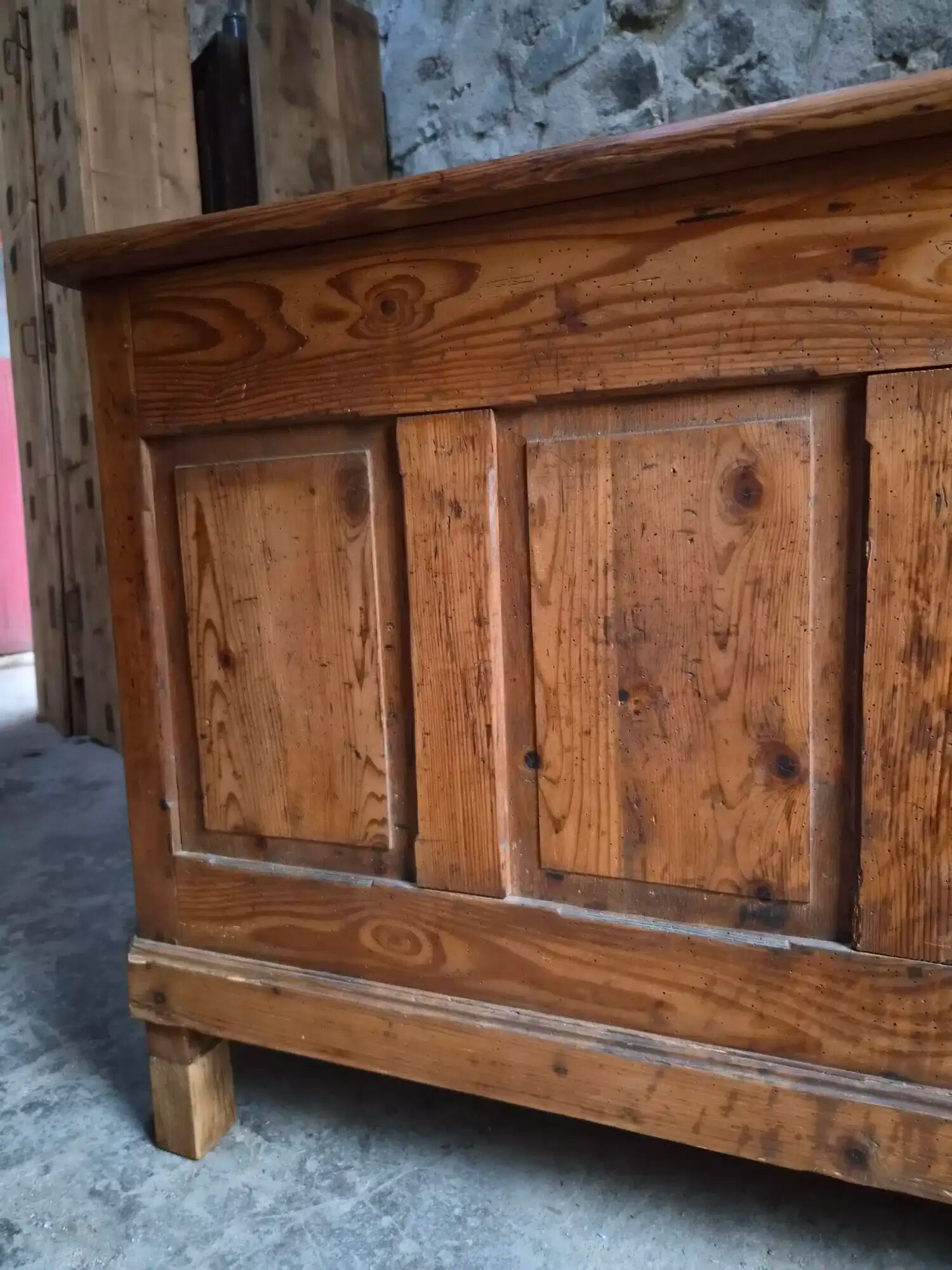 Antique shop counter with 12 drawers / kitchen island