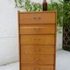 Commode 6 tiroirs en chêne