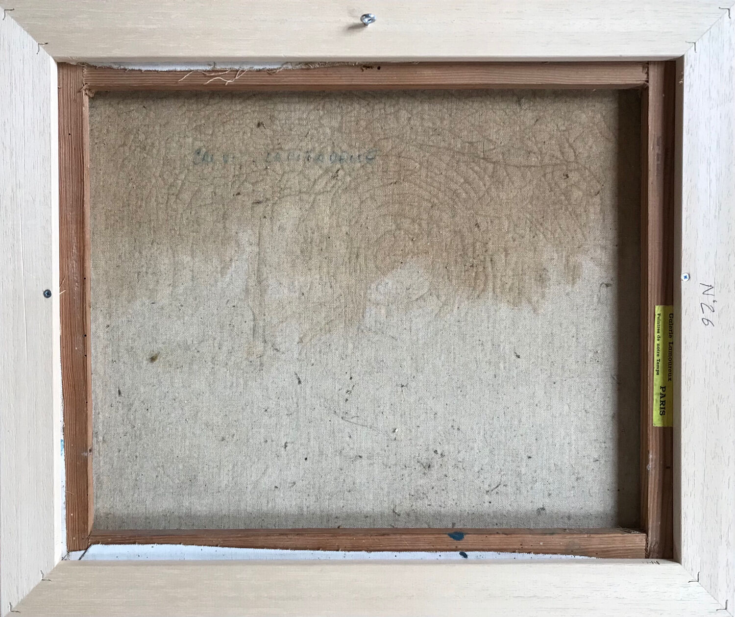 Oil on canvas by Pierre LEMOINE, 1920-2008. The Citadel of Calvi.