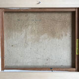 Oil on canvas by Pierre LEMOINE, 1920-2008. The Citadel of Calvi.