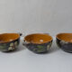 Set of 3 alsatian bowls in glazed terracotta