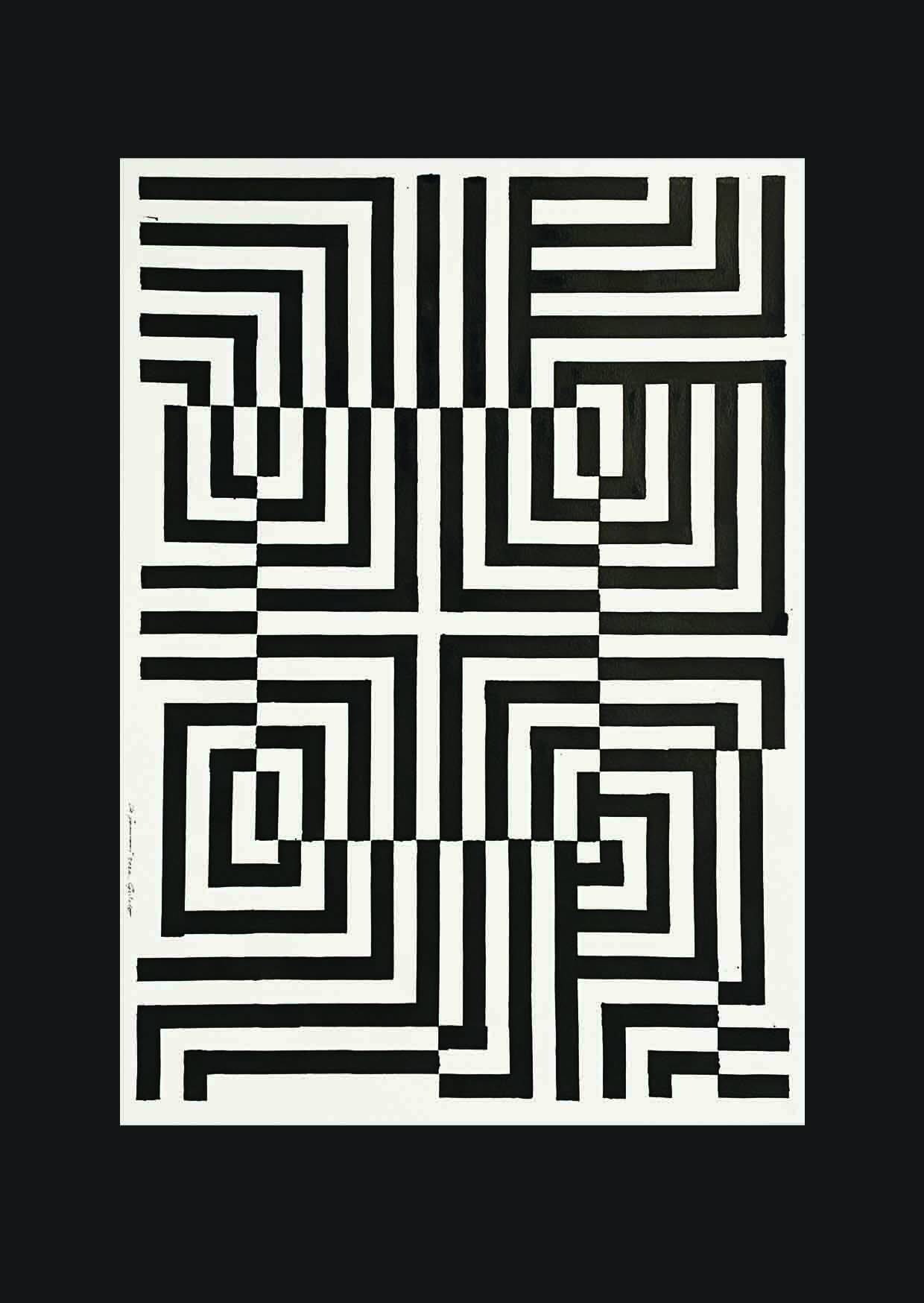 Risograph reproduction of 30 copies hand-signed by Guido de Boer. "Small Gray No. 3".