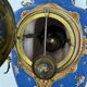 Garniture de cheminée Napoléon III en faïence Villeroy & Boch Mettlach