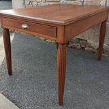 Art Deco table, wood, vintage 1930s