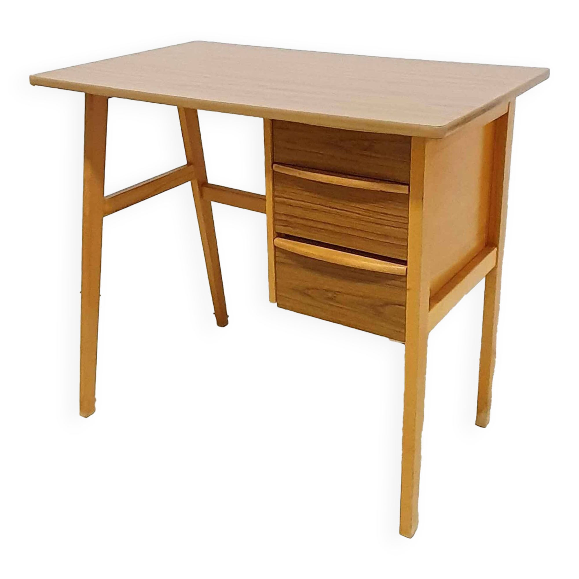 Bureau vintage bois et formica