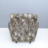 Pair of High-Quality Patterned Fabric Armchairs, Italy