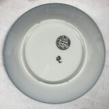 Together, Limoges, Jean Pouyat cups and sub-cups blue oven background