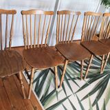 Set of 4 Tacoma Baumann bistro chairs