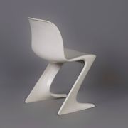 White Kangaroo Chairs by Ernst Moeckl for Horn, 1960s | Set of 6