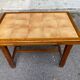 Farmhouse style solid wood and tile kitchen dining table