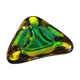 Murano - yellow gold & green pocket empty