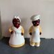 Vintage Pepper Salt Shaker in ceramic