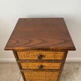 Roche bobois Maugrion rattan chiffonier