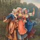 Oil on canvas 19th century signed J. Germoh (1890)