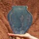 Decorative ceramic vase and cyanotype