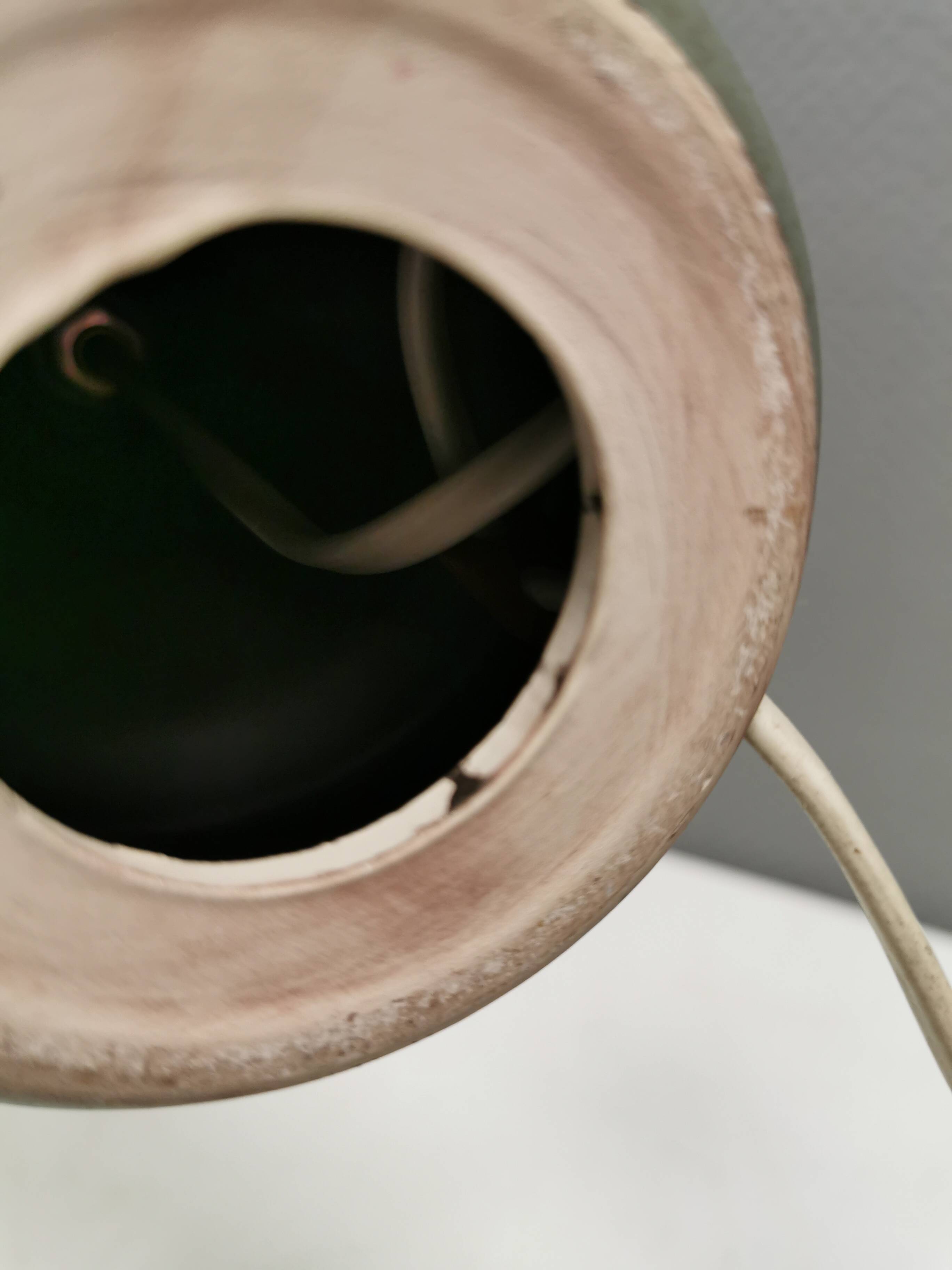 Small ceramic table lamp, Danish from the 1980s.