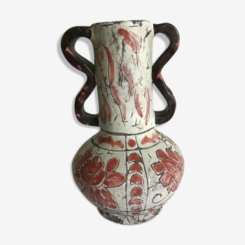 Vase ceramic Jérôme Massier (1858-1926)