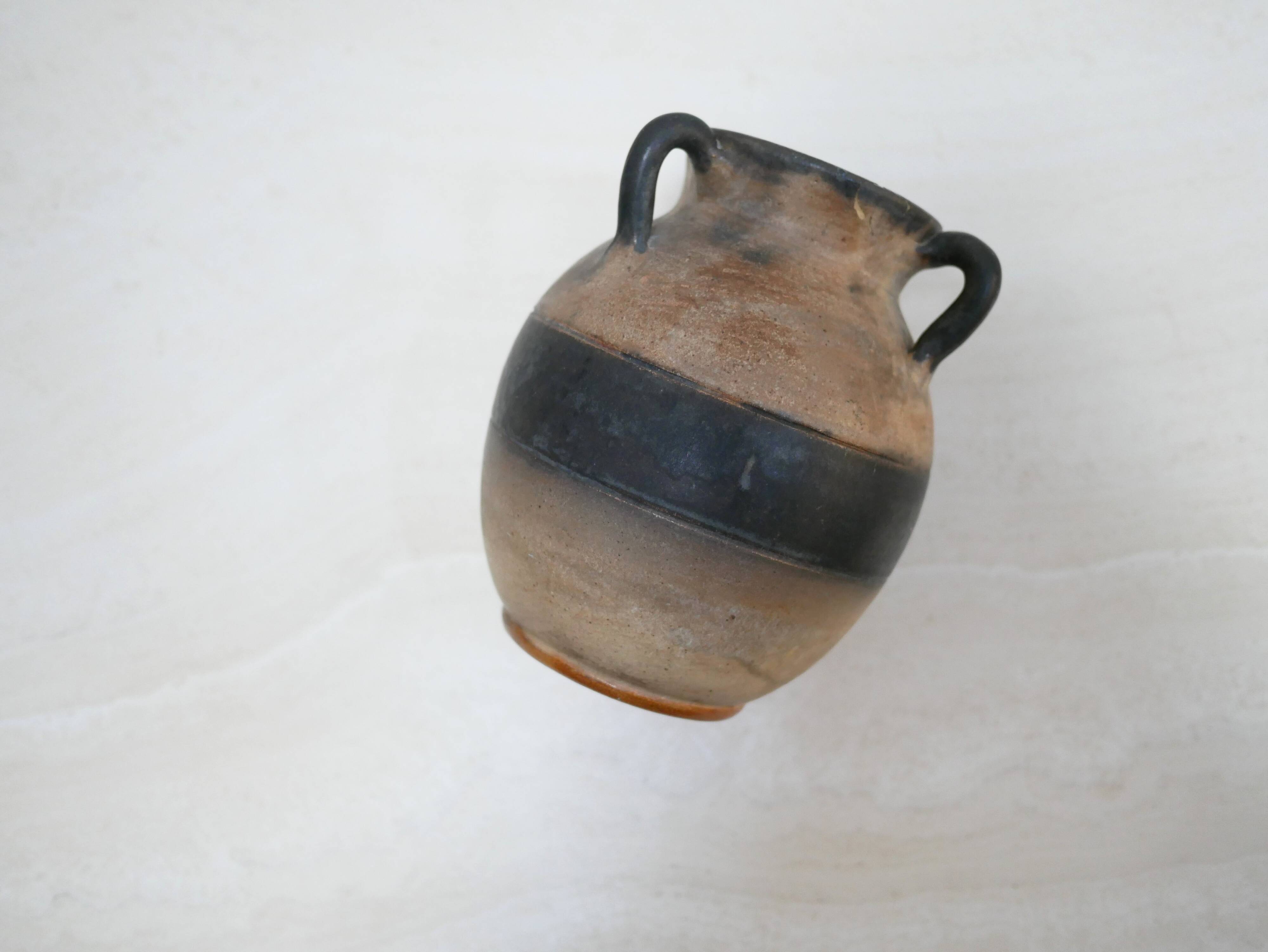 Vase vintage en grès par W. Biron, Belgique