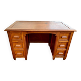 Old desk with administrative style drawers