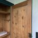 Green hosiery cabinet