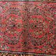Handmade antique Persian Sarouk runner 3.2' x 7.10' (97cm x 241cm) 1900s - 1B708