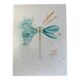Affiche libellule bleue 30x40