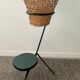 Vintage metal tripod plant holder and formica 60s